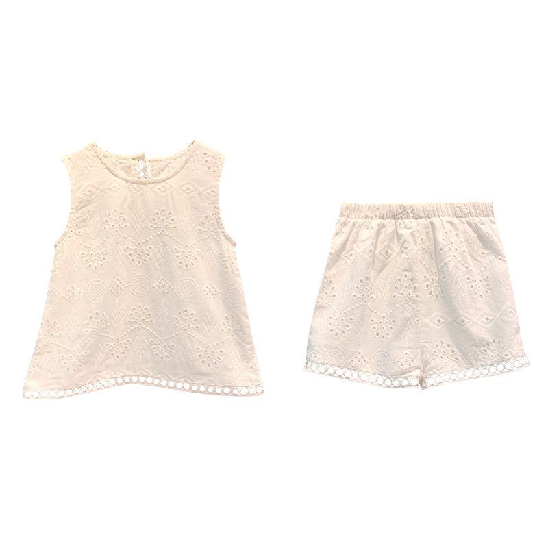 Set Áo Thun Ba Lỗ + Quần Short Thời Trang Mùa Hè Cho Bé Gái