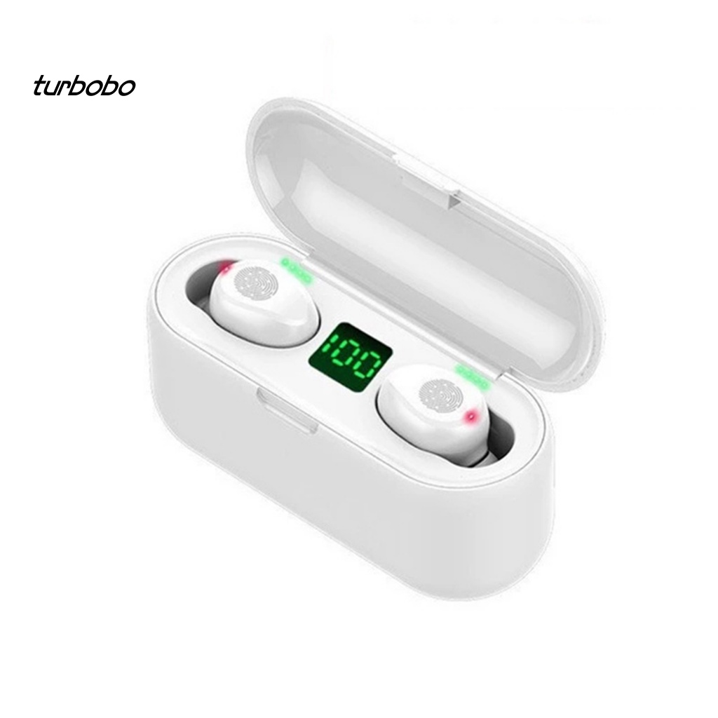 Tai Nghe Nhét Tai Không Dây F9-34 CVC8.0 Màn Hình LED Âm Thanh Trung Thực Cao Chống Ồn Có Thể Thay Đổi Được 5.0