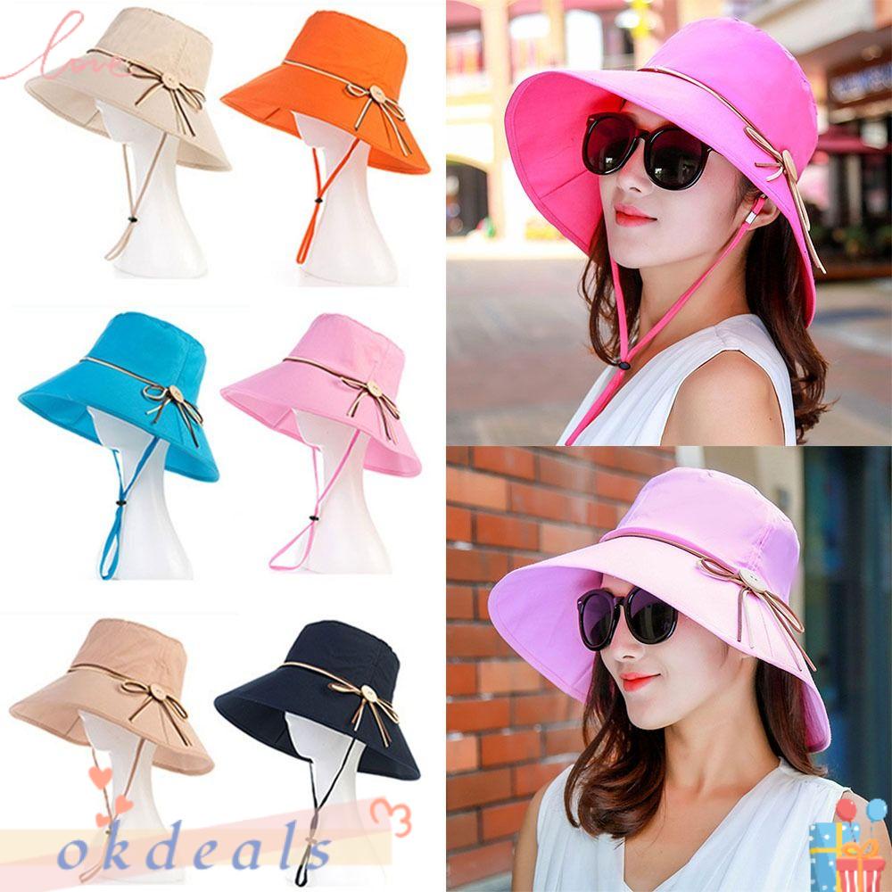 Mũ Bucket Quấn Đầu Chống Tia UV Thời Trang Đi Biển Mùa Hè Cho Nữ