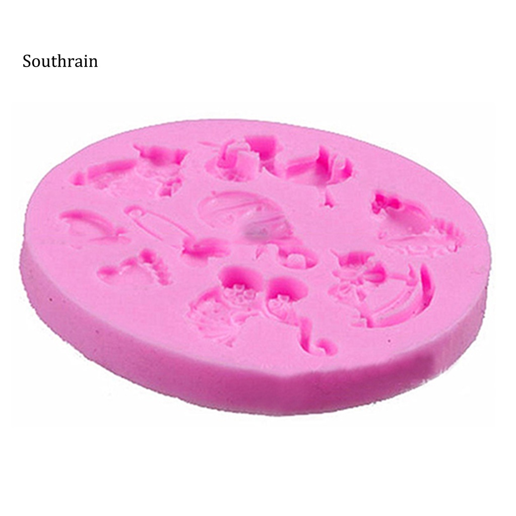 Khuôn Làm Bánh Hình Dấu Chân Gấu Thời Trang DIY