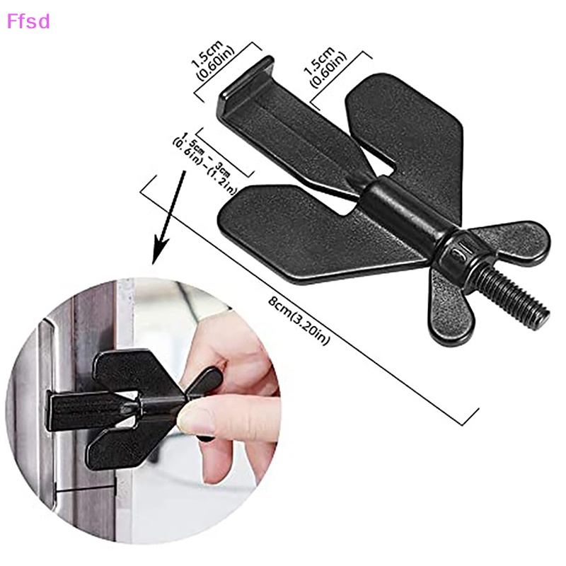 Khóa Cửa An Toàn Cho Du Lịch | Khóa Cửa Di Động Chịu Được Sức Nặng Tiện Dụng | Chốt Khóa Cửa An Toàn Tiện Dụng Cho Gia Đình / Khách Sạn