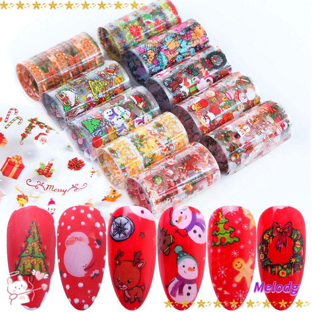 Bộ 10 Lá Nhôm Họa Tiết Bầu Trời Sao 3D Thời Trang Trang Trí Móng Tay DIY