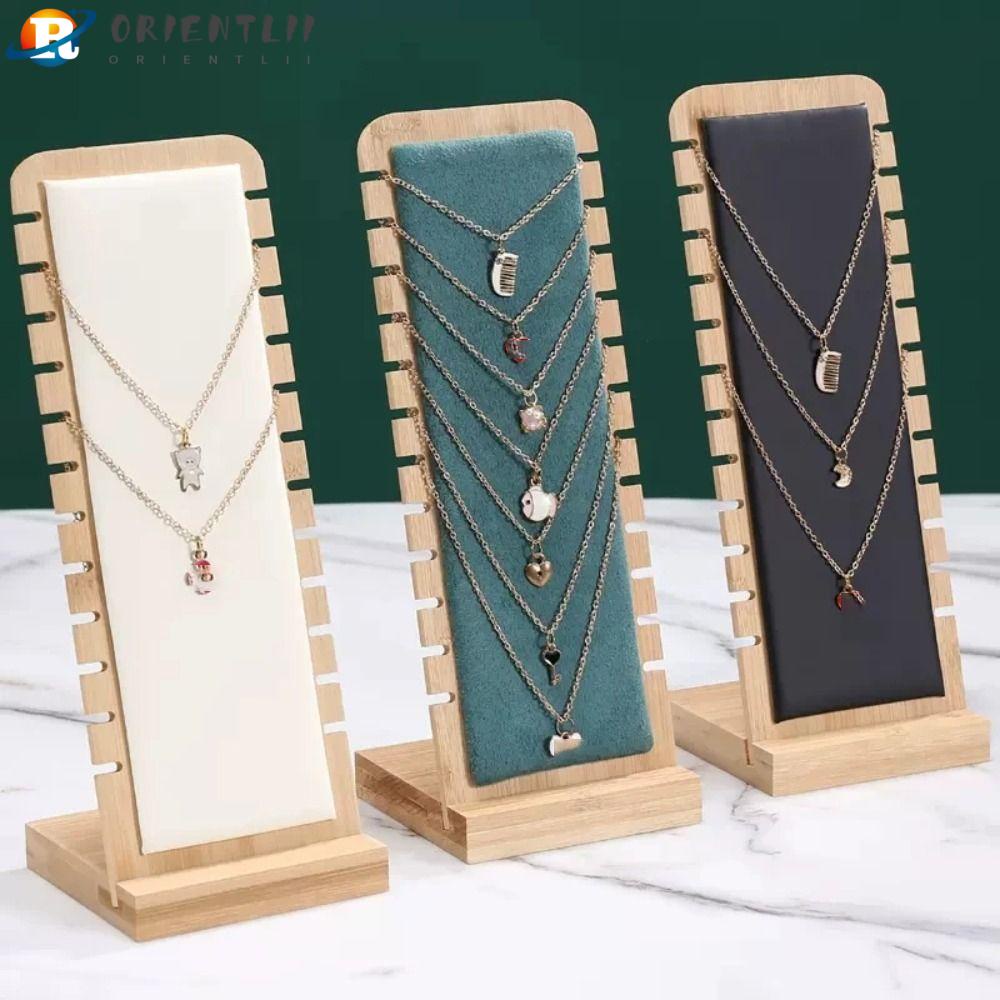 Giá Gỗ Trưng Bày Trang Sức Vòng Cổ Mẫu Mới