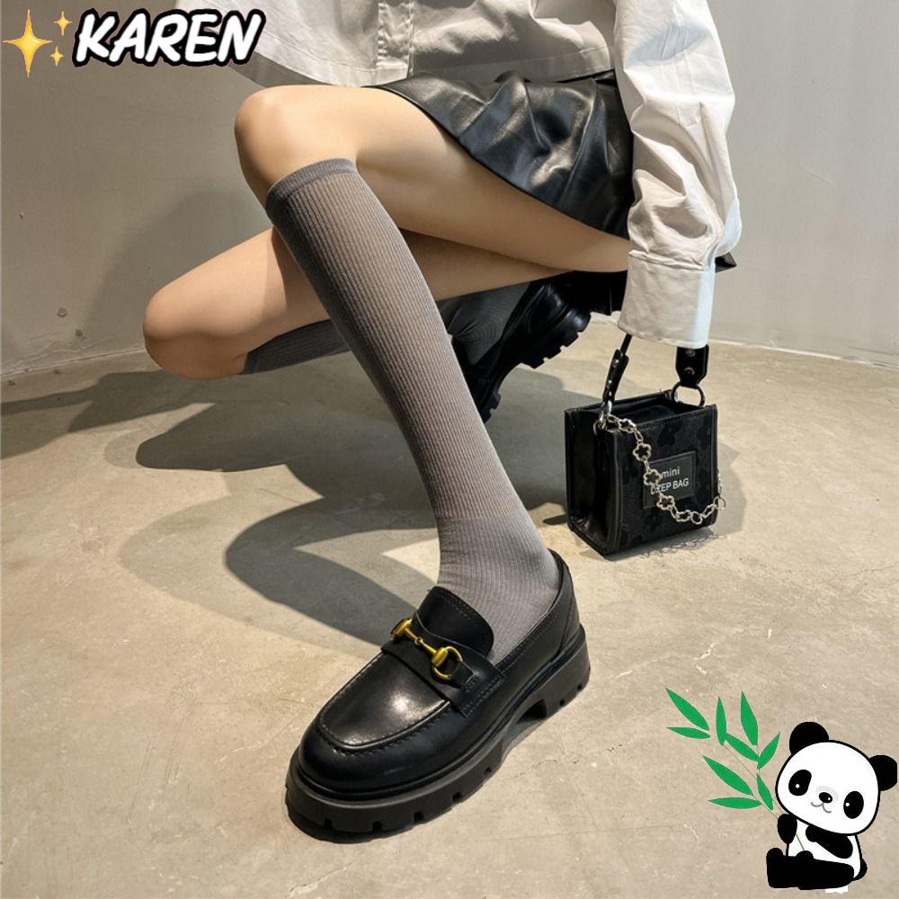 Vớ Dài Siêu Mỏng Màu Trơn Đơn Giản Cho Nữ