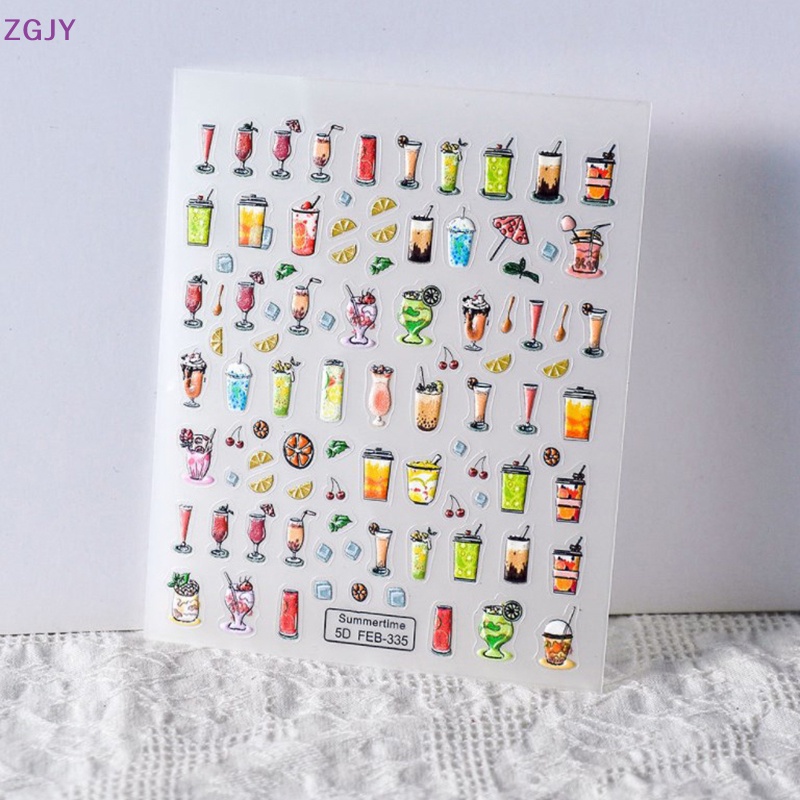 1 Tấm Hình Dán Trang Trí Móng Tay Phong Cách Bohemia Mới