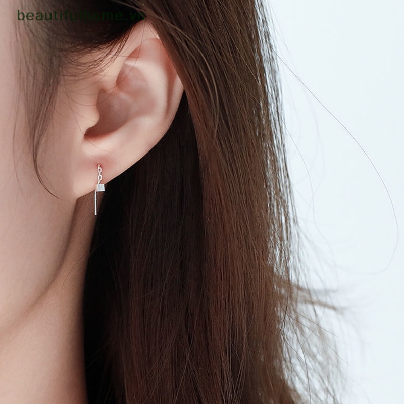 1 Đôi Bông Tai Dáng Dài Hình Giọt Nước Thời Trang Cho Nữ