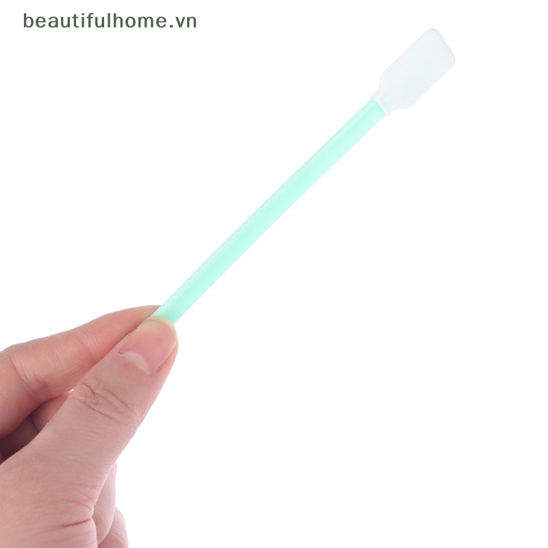 Set 100 Tăm Bông Đầu Xốp Làm Sạch Cho Máy In / Tia Uv