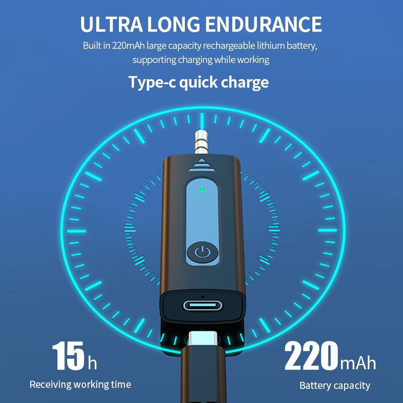 Micro Cài Áo Không Dây 3.5mm Hỗ Trợ Ghi Âm Đa Hướng Cho Điện Thoại Thông Minh / Máy Quay Youtube