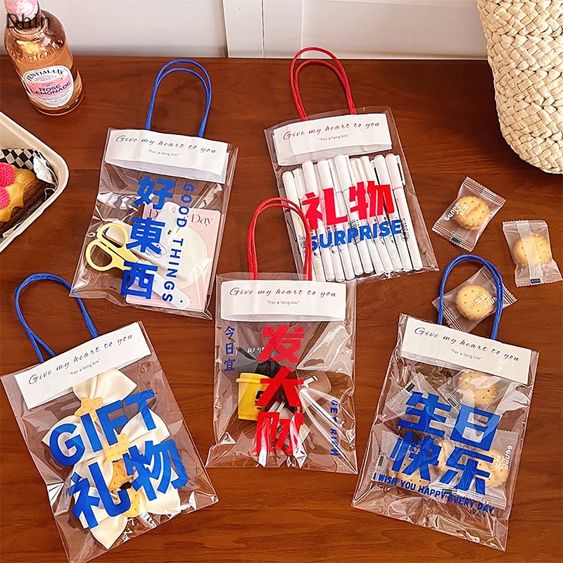 Túi Tote Mini Trong Suốt Đựng Trang Sức / Quà Tặng Sáng Tạo