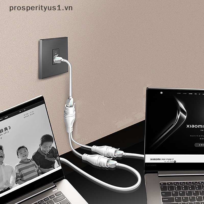 Bộ Chia Hai Cổng Mạng RJ45 Một Đường Chuyên Nghiệp 1 [VN]