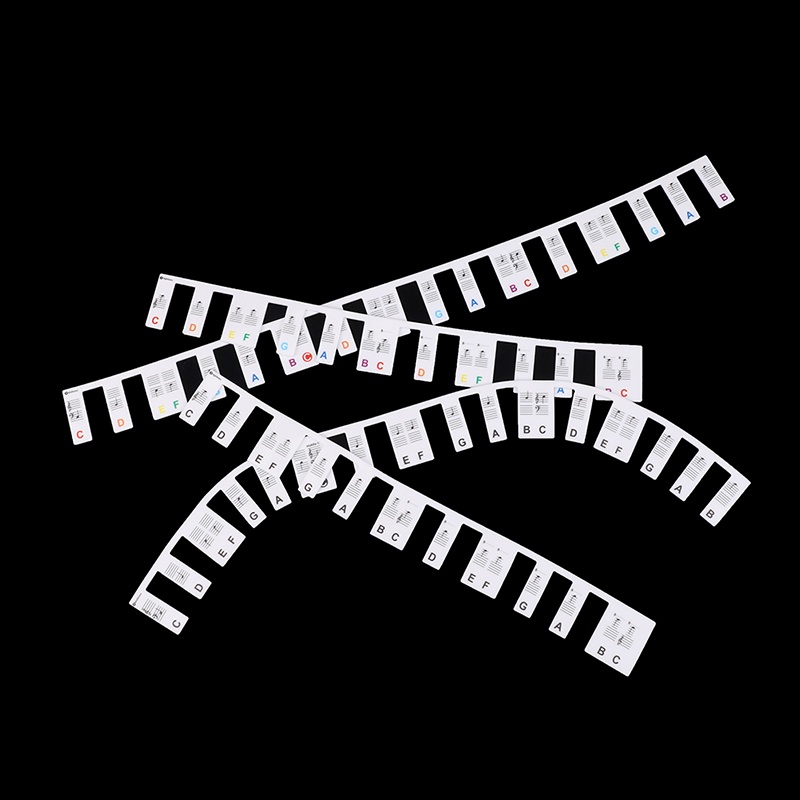 [prosperityus1] Miếng Dán Phím Đàn Piano Bằng Silicon Tháo Rời Được Dành Cho Bắt Đầu