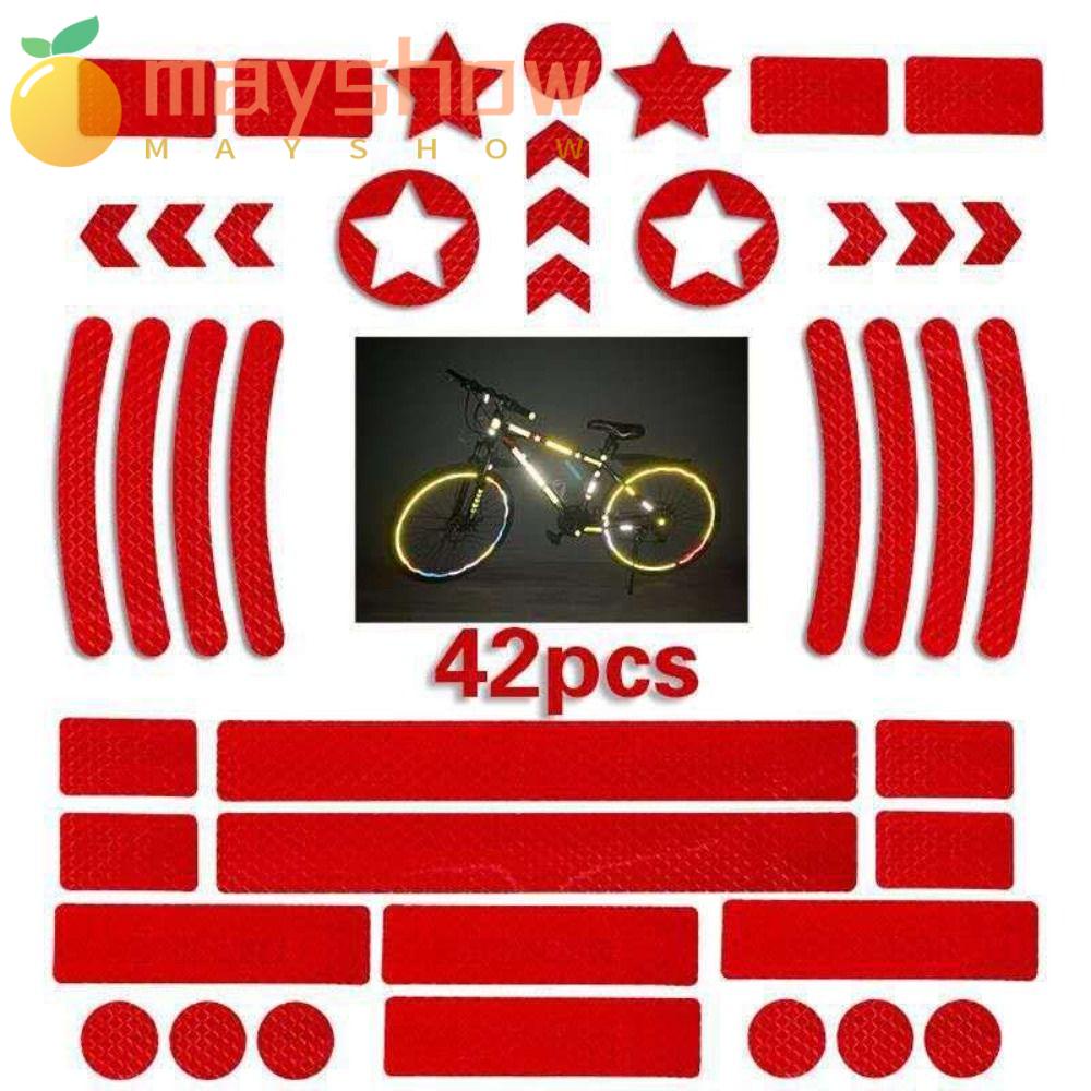 Set 42 Miếng Dán Phản Quang Trang Trí Xe Đạp DIY