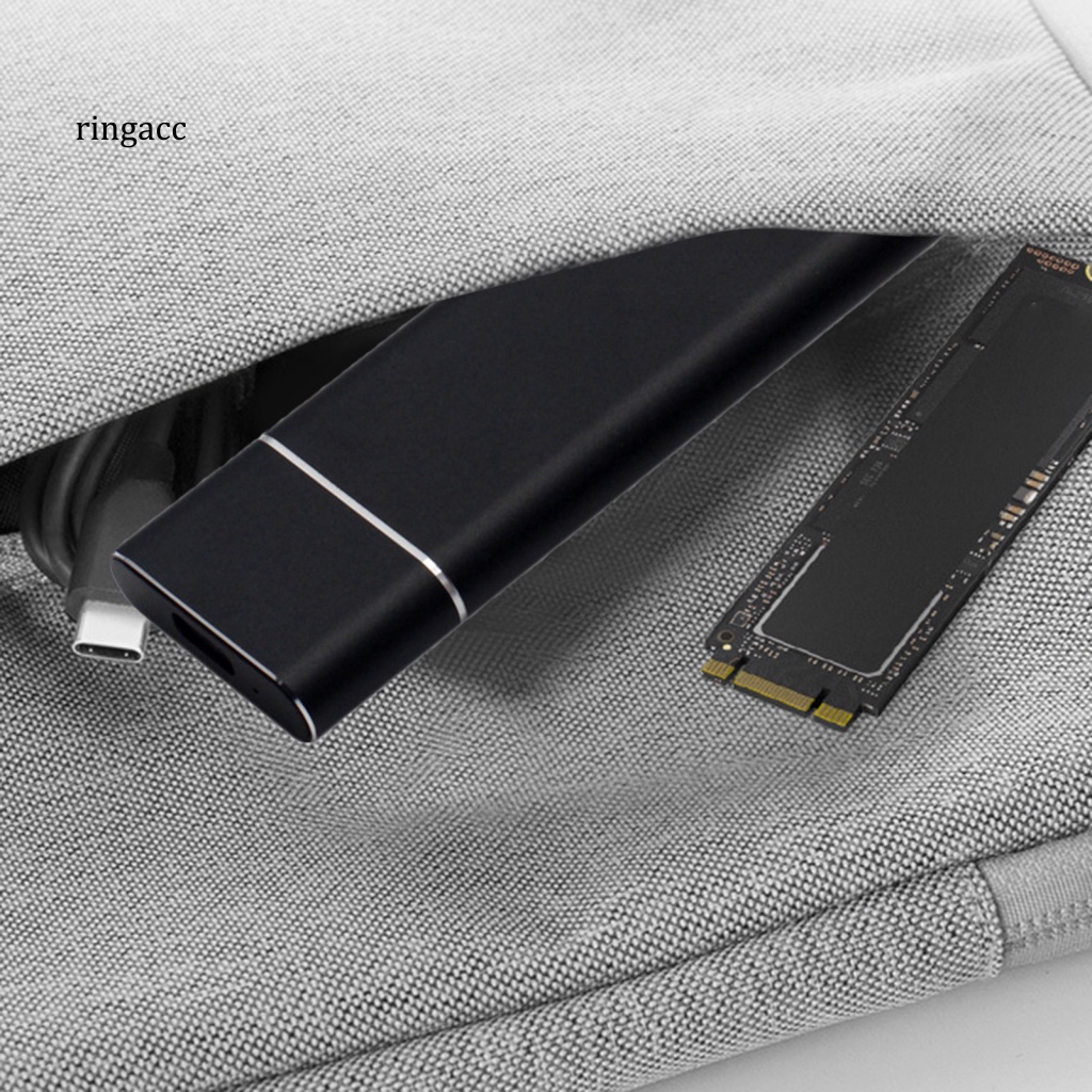 Rga Vỏ Ổ Đĩa Ngoài Hiệu Quả Cao Tản Nhiệt Tốt Hỗ Trợ NGFF Data Service USB3.1 Type-C Sang M