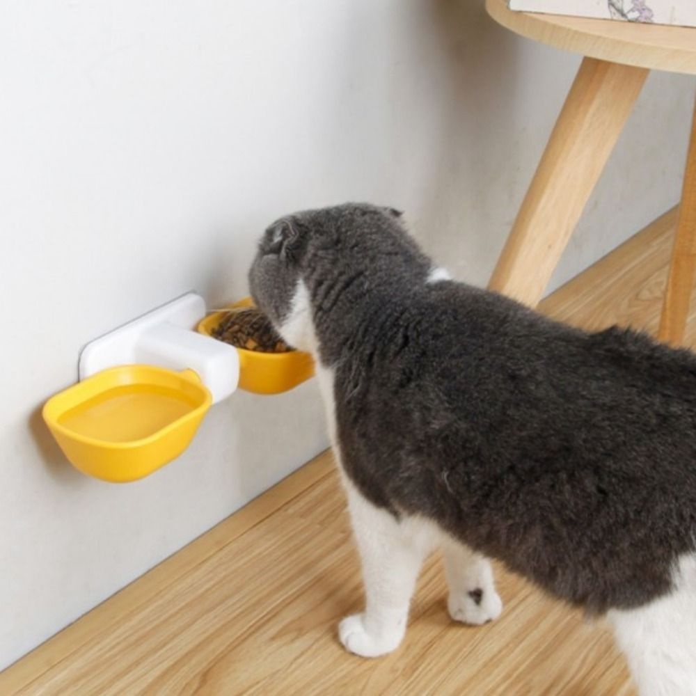 Bát Đựng Thức Ăn Cho Thú Cưng Hai Mặt Gắn Tường Chống Trượt Có Thể Tháo Rời AARON1