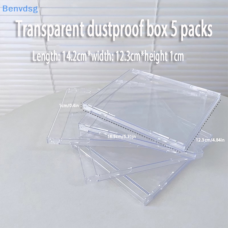 Bộ 5 Hộp Đựng Mẫu Thử Móng Tay Chống Bụi Nhiều Màu Sắc