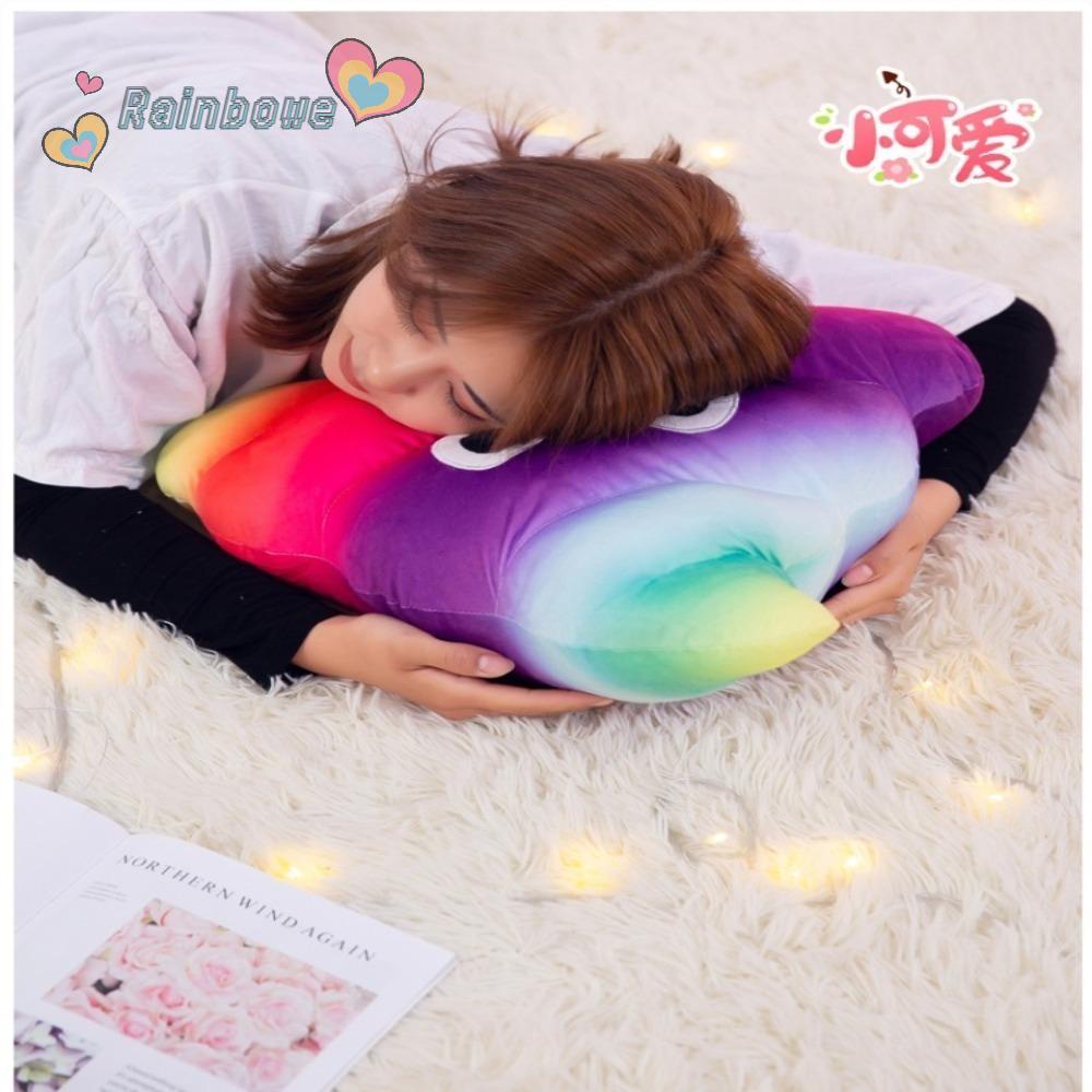 Gối Nhồi Bông Hình Cầu Vồng Poo Xinh Xắn