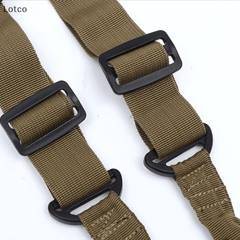 Lotco chiến thuật 2 điểm Sling dây đeo vai ngoài trời súng trường Sling QD kim loại khóa vành đai VN
