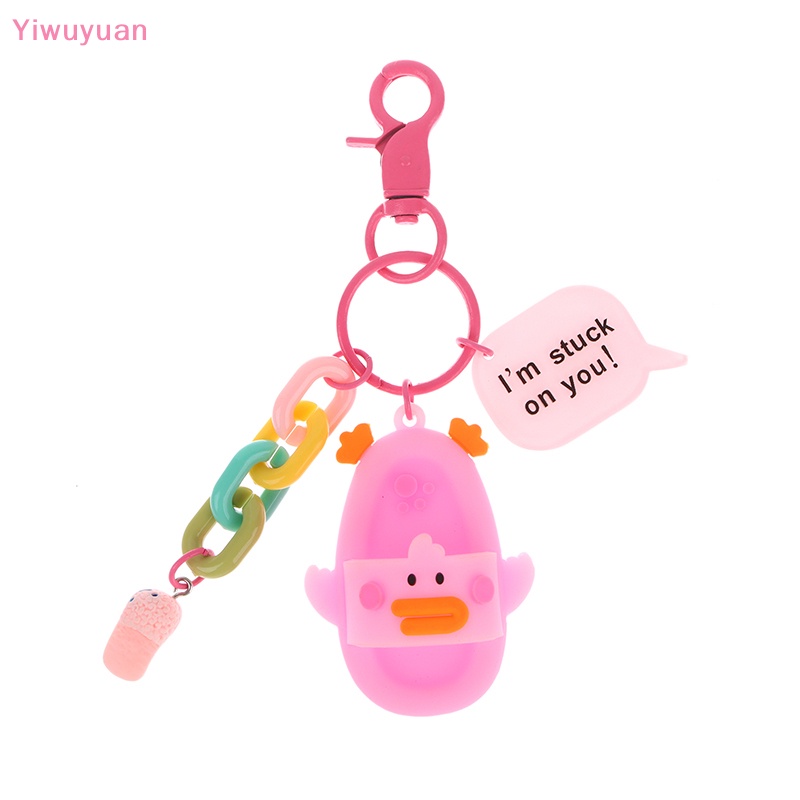 < Yiwuyuan > Móc Chìa Khóa Hình Búp Bê Hoạt Hình Dễ Thương Trang Trí Ba Lô / Ô Tô