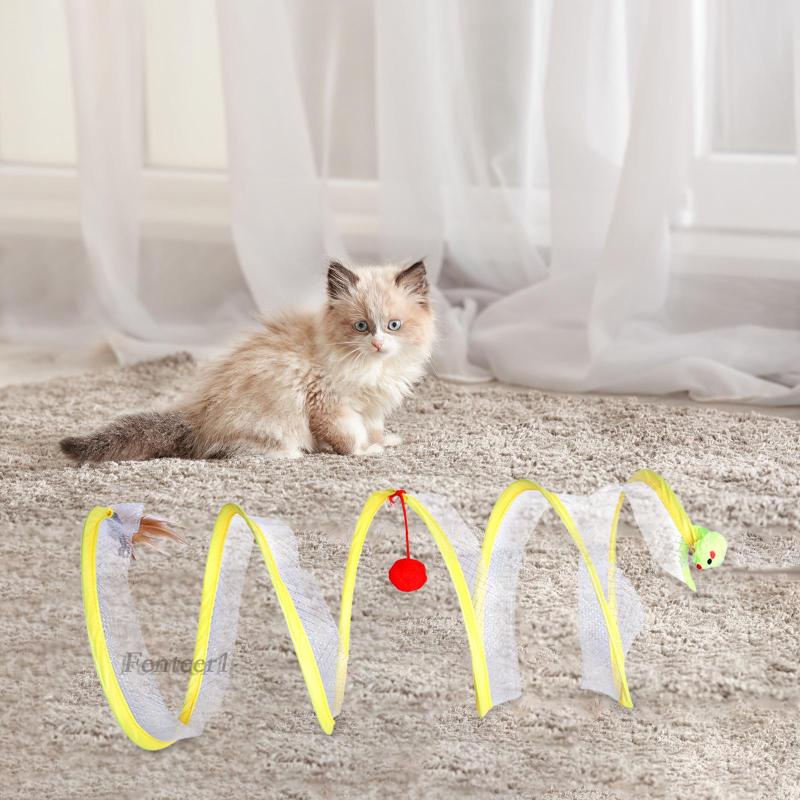 [Fenteer1] Đồ Chơi Đường Hầm Cho Mèo Cưng