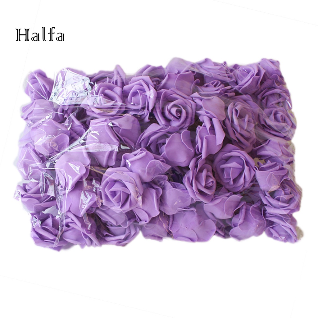 Set 100 Bông Hồng Xốp Nhẹ Không Phai Màu Trang Trí Sân Vườn