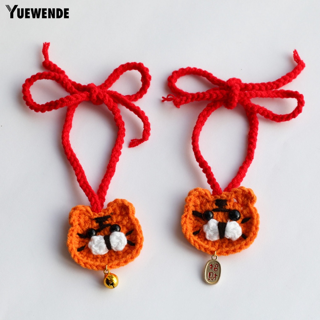 Yếm Len Đeo Cổ Họa Tiết Hổ Dễ Thương Dành Cho Mèo Cưng YQ.E