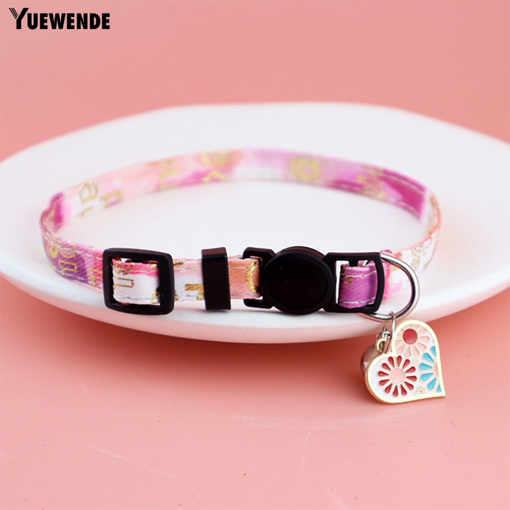 Vòng Cổ YQ.E Có Chuông Điều Chỉnh Thoải Mái Dành Cho Mèo Cưng