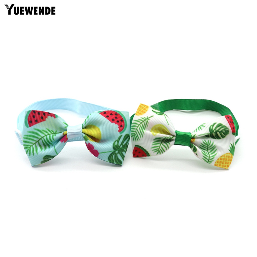 Yq.e Phụ Kiện Vòng Cổ Thắt Nơ In Họa Tiết Chấm Bi Dễ Sử Dụng Trang Trí Dành Cho Thú Cưng