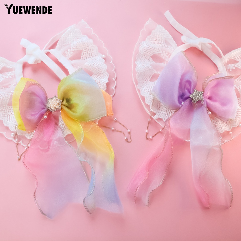 Yq.e Vòng Cổ Phối Tua Rua Bằng Polyester Không Gây Kích Ứng Thân Thiện Với Da Cho Thú Cưng