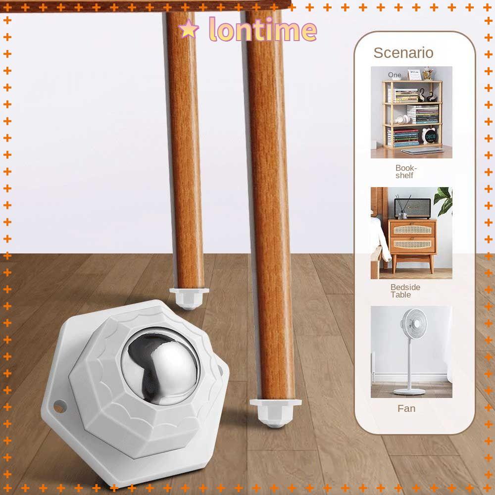 Bánh Xe Lăn Mini Xoay 360 Độ Tự Dính Cho Đồ Nội Thất