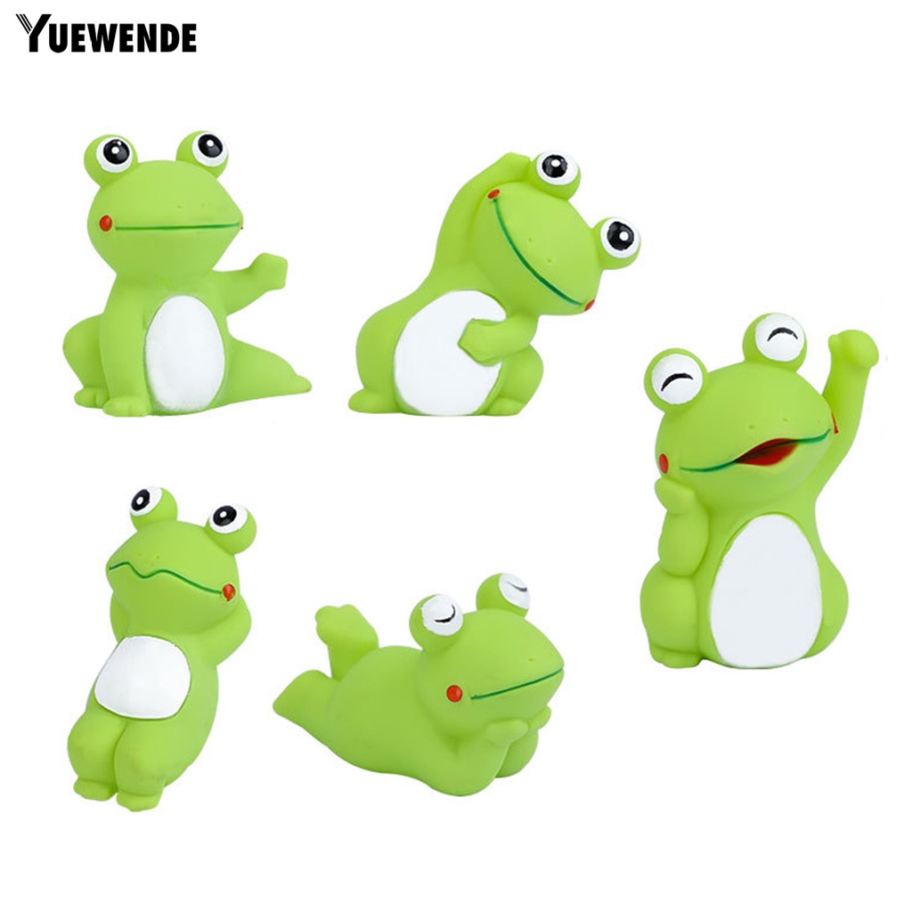 Bộ 4 Đồ Chơi Mềm Mại Hình Chú Ếch Vui Nhộn Chống Cắn Cho Thú Cưng