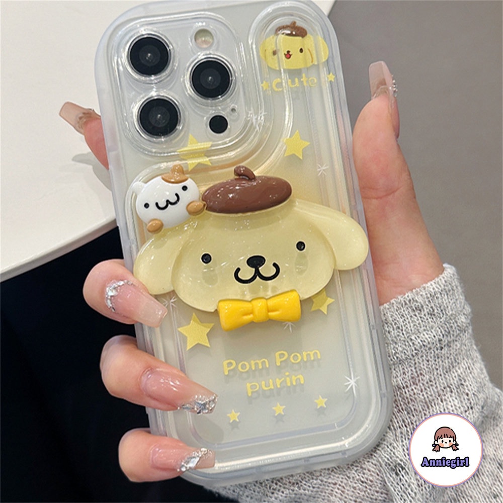 Ốp Điện Thoại TPU Dẻo Họa Tiết Hoạt Hình PomPomPuri Cho IPhone 11 14 Pro Max 13 Pro Max 12 IPhone X XS XR 7 8 Plus Ultra