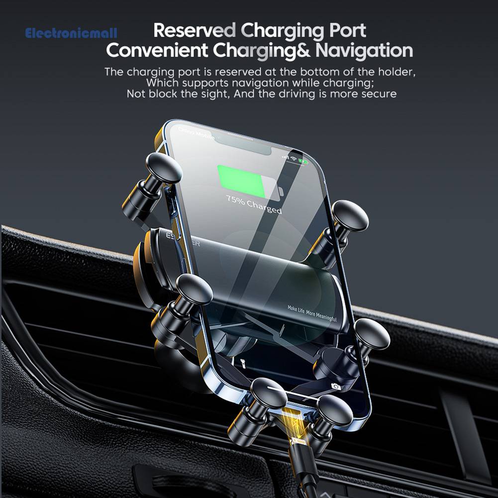 Giá Đỡ Điện Thoại Gắn Điều Hòa Xe Hơi Xoay 360 Độ Chống Trượt Cho iPhone Mall01.vn