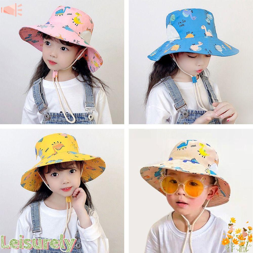 Mũ Bucket Vành Rộng Thời Trang Đi Biển Mùa Hè Cho Bé