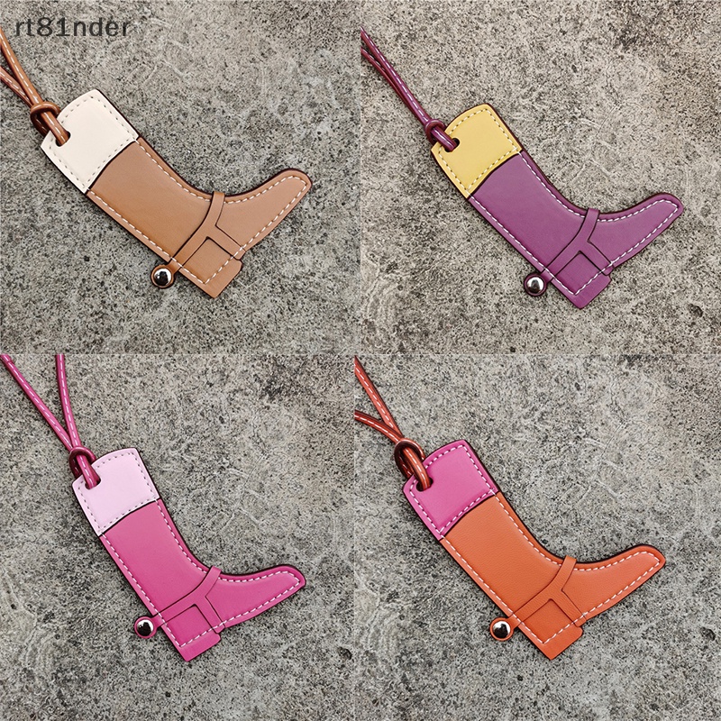 Móc Khóa Da Hình Giày Bốt Nhiều Màu Sắc Cho Nữ