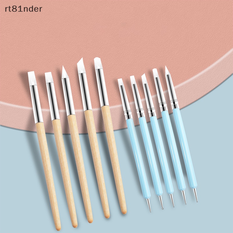 Rt Set 5 Dụng Cụ Tạo Hình Gốm Hai Đầu Chấm Bi Nghệ Thuật