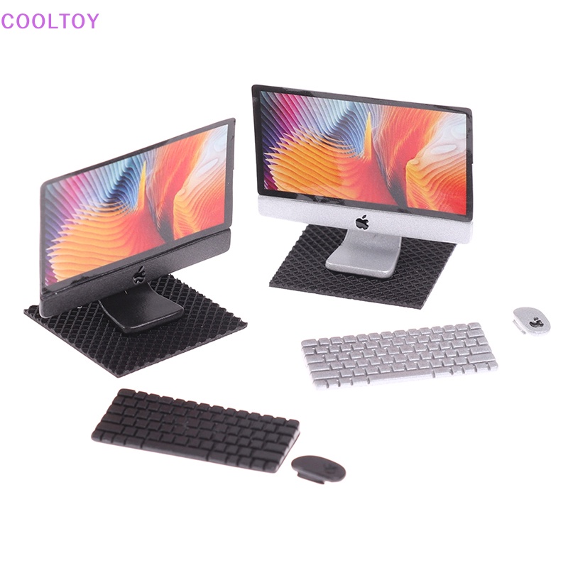 Cooltoy Bộ Máy Tính Đồ Chơi Búp Bê Cỡ 1 / 12