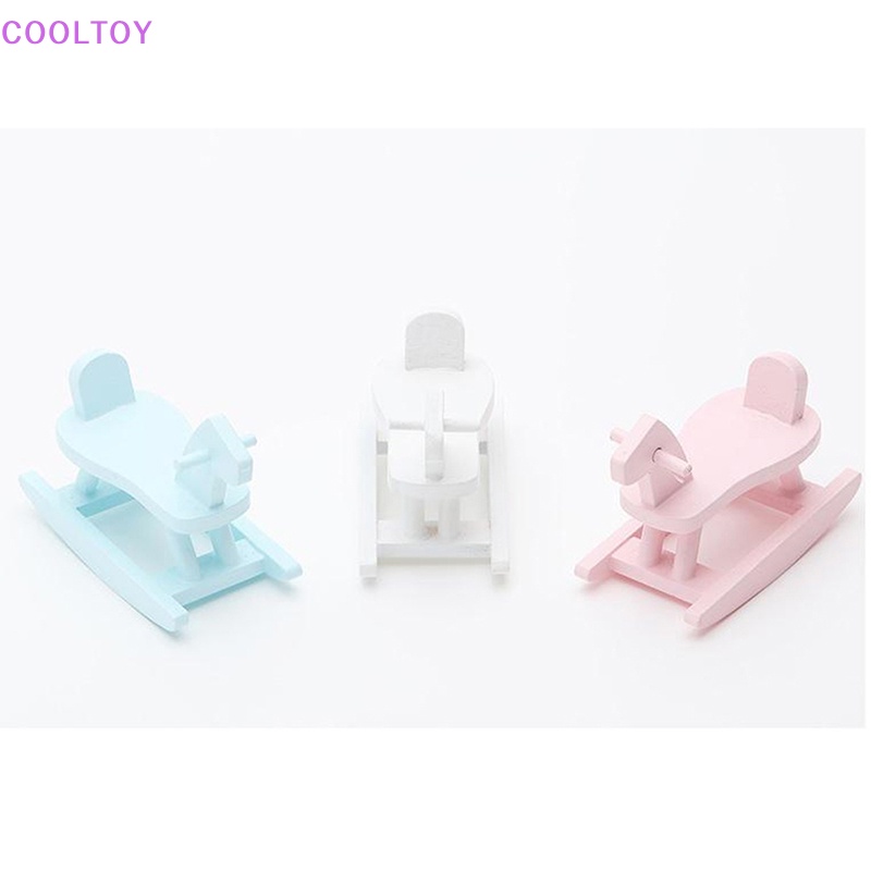 Mô Hình Ngựa Bập Bênh Trang Trí Nhà Búp Bê Tỉ Lệ 1: 12