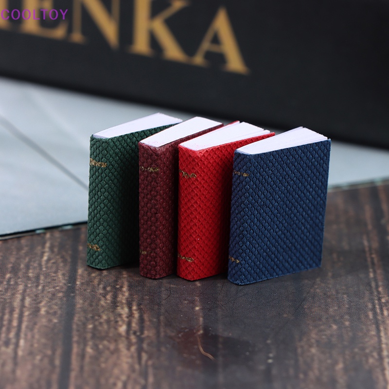 Cooltoy Cuốn Sách Mini 4 Màu Tỉ Lệ 1: 12 Dành Cho Nhà Búp Bê