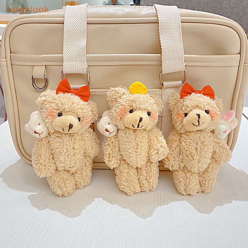 1 Móc Khóa Hình Gấu Bông Mềm Mại Đáng Yêu