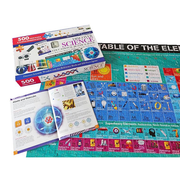 Wonders Of Learning: Discover Science Educational Jigsaw & Book