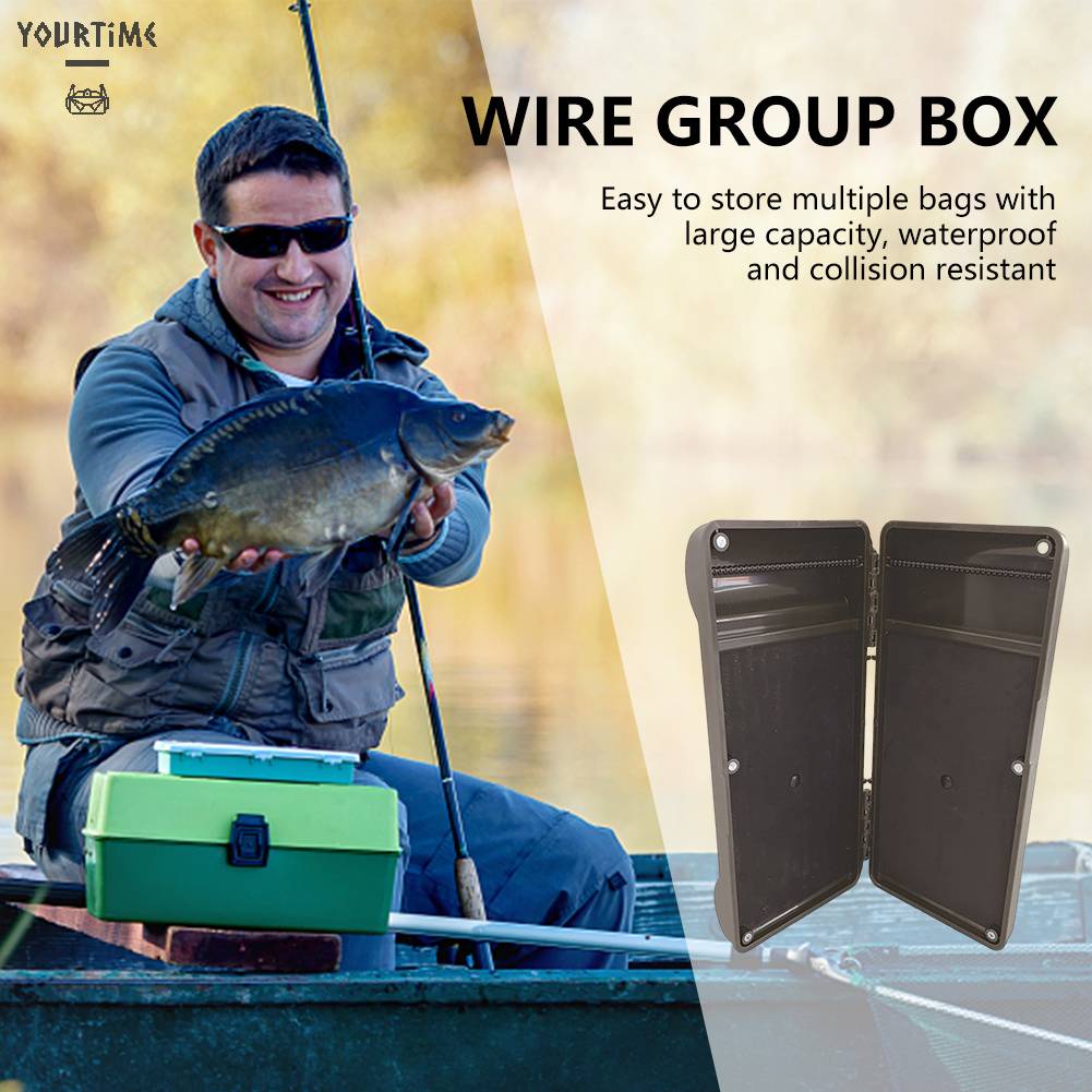 Hộp Đựng Dụng Cụ Câu Cá Bằng Nhựa Sức Chứa Lớn Chống Thấm Nước Tiện Dụng