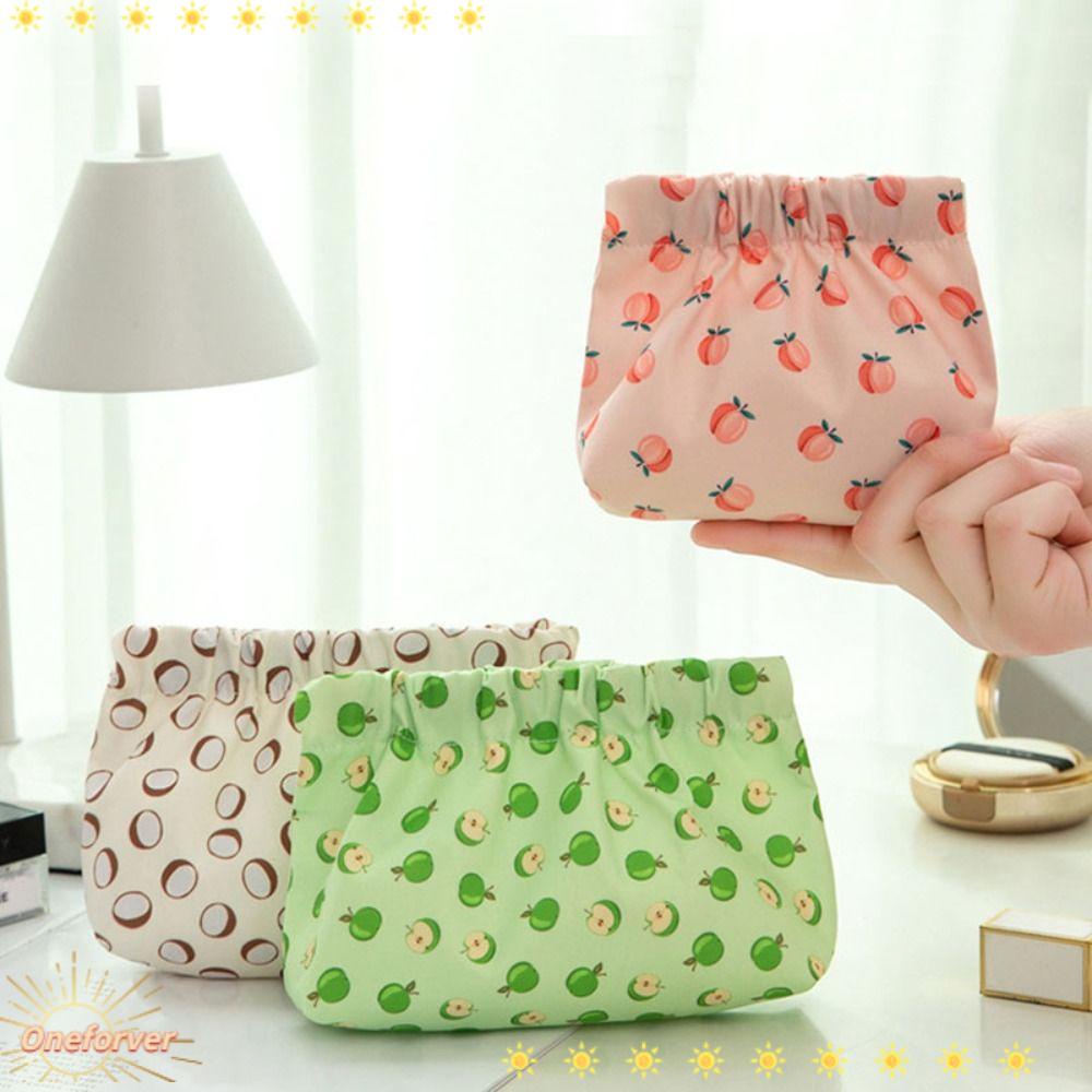 Túi Đựng Tiền Xu In Họa Tiết Trái Cây Xinh Xắn