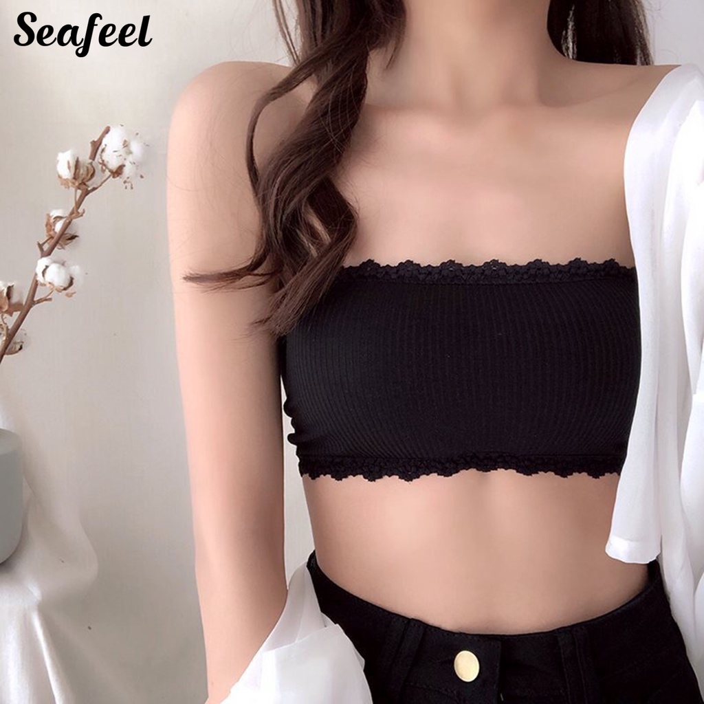 Áo Ngực Không Dây Thoáng Khí Có Mút Nâng Ngực Dành Cho Nữ