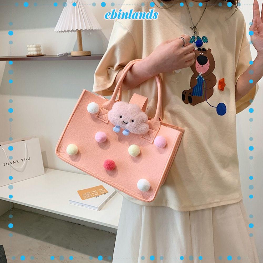 Ebinlands Túi Xách Bằng Vải Không Dệt Thân Thiện Với Môi Trường Có Thể Gập Lại