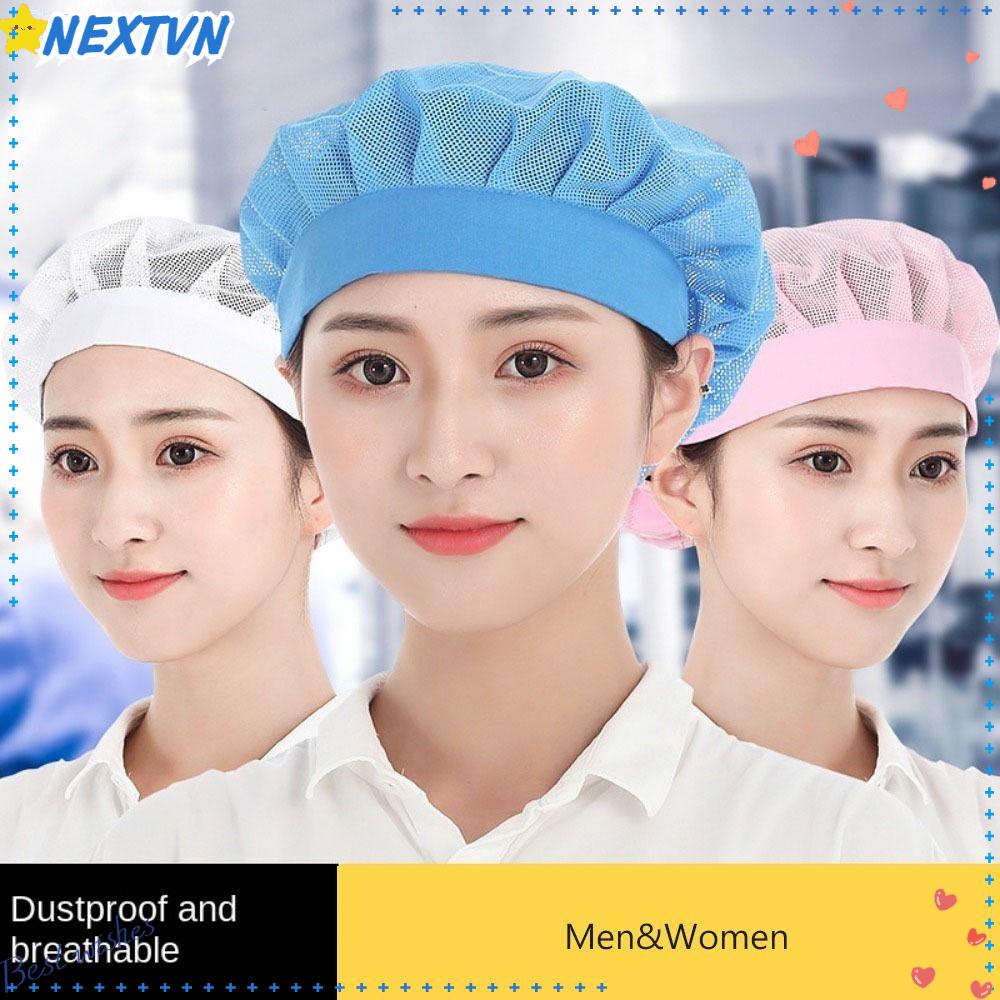 Mũ Đầu Bếp Phối Lưới Dành Cho Nam Và Nữ