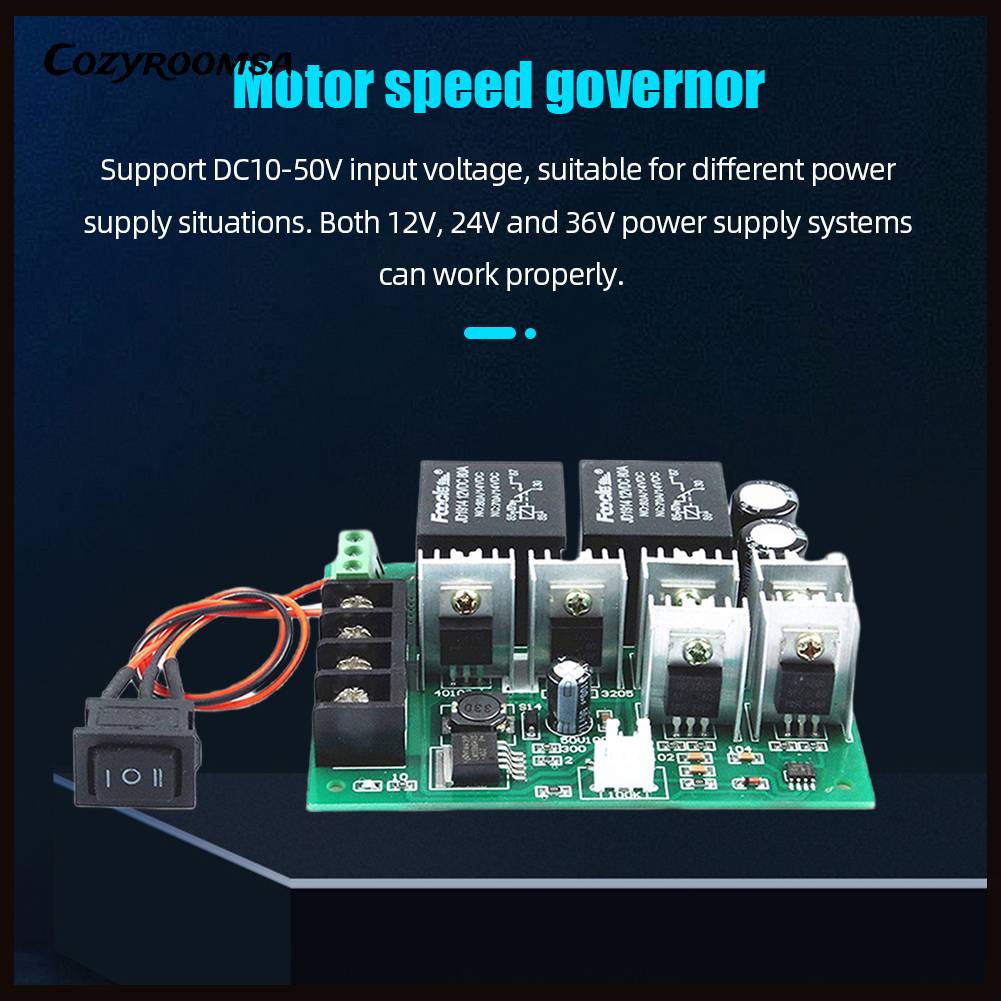 Mô Đun Điều Khiển Tốc Độ Động Cơ Chổi Than DC12V 24V 36V 2000W 40A