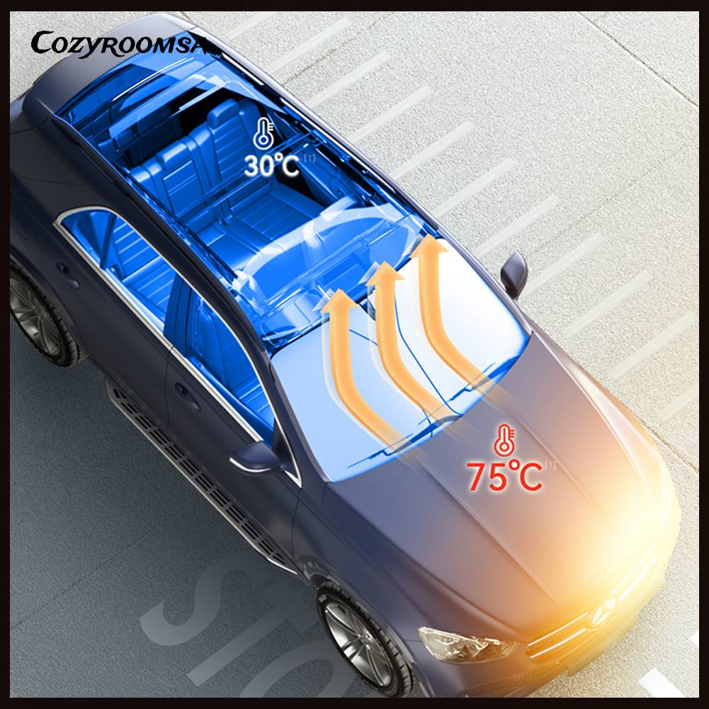 Tấm Che Nắng Có Thể Gập Lại Cho Kính Chắn Gió Xe Hơi Xe Tải SUV