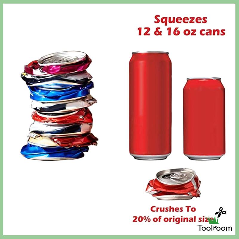 [Toolroom] Dụng Cụ Nghiền Lon Nước Mỏng Tái Chế Được Gắn Tường Cho Nhà Bếp