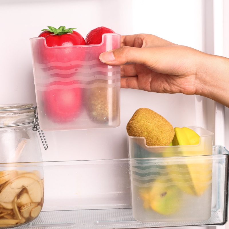 Hộp Đựng Thực Phẩm Phân Loại Tiết Kiệm Không Gian Đa Năng Gắn Cửa Tủ Lạnh / Nhà Bếp