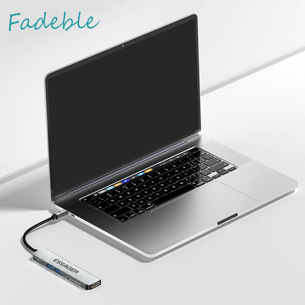 Bộ Chia Cổng USB Type-C HDMI 7 Trong 1 Hỗ Trợ PD60W